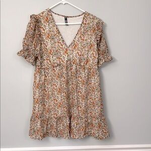 Fun floral dress for spring!